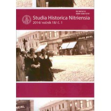 Studia Historica Nitriensia 2014 č.1